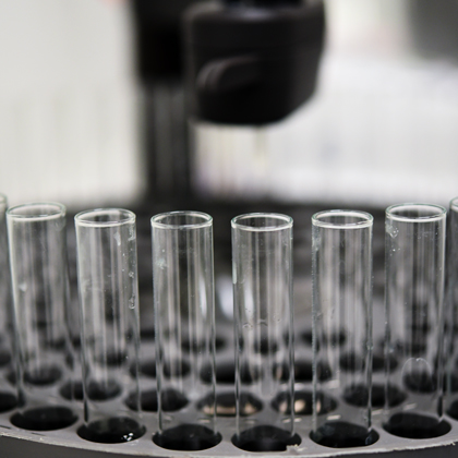 Photo of testubes in a centrifuge